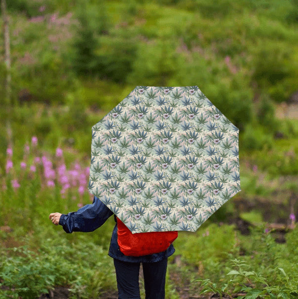 Rainy Day Cannabis Leaf_Tight Pattern